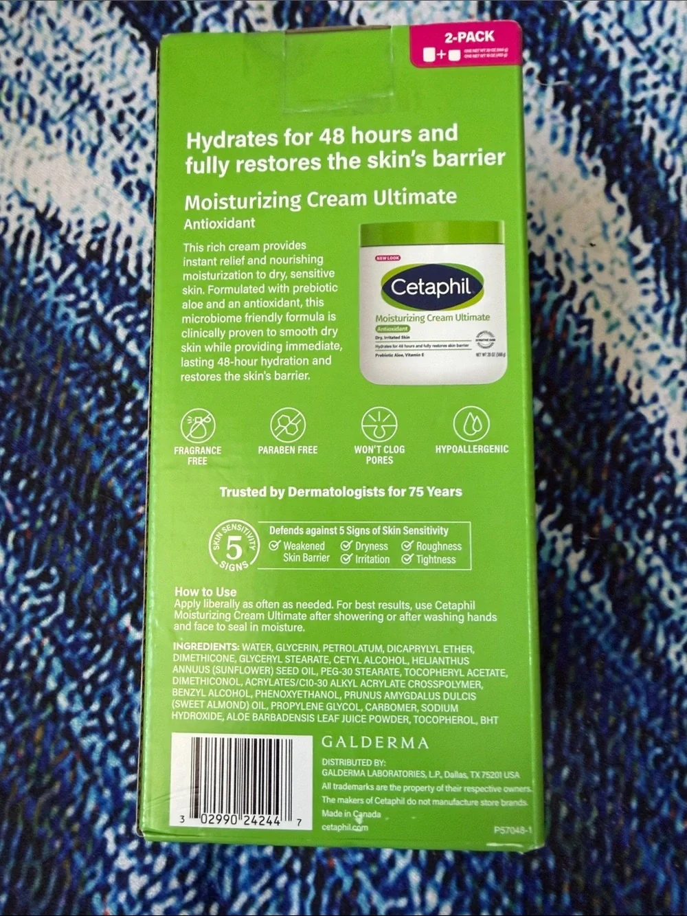 Cetaphil Skincare Product - Bright Green Packaging